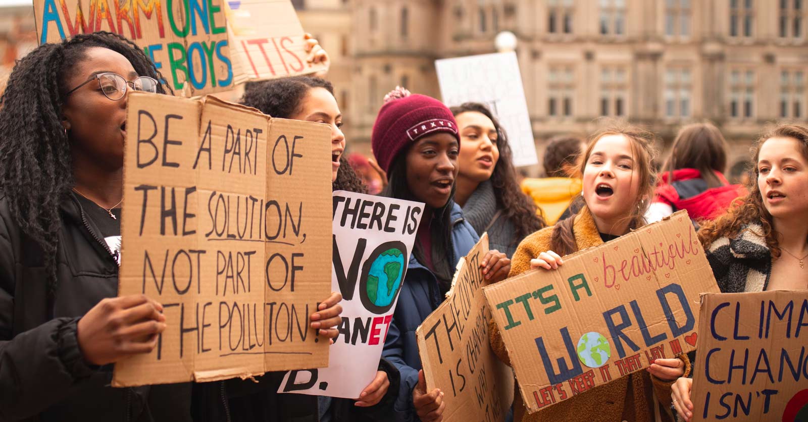 Climate change protesters